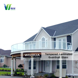 13.52mm - 21.52mm PVB/SGP 夹层玻璃 栏杆边缘抛光面板