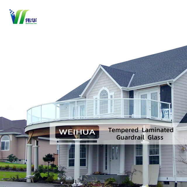 13.52mm - 21.52mm PVB/SGP 夹层玻璃 栏杆边缘抛光面板