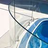 高级定制夹层玻璃泳池围栏|无框 SGP 安全玻璃面板